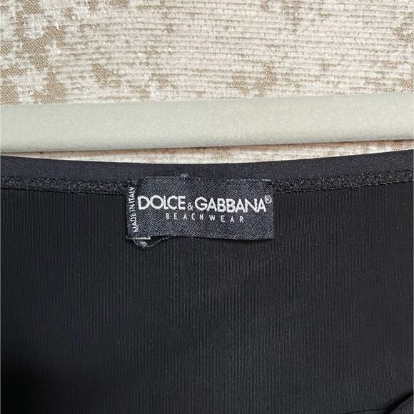 Dolce & Gabbana Vintage Black Minimalist Bikini - Picture 8 of 9